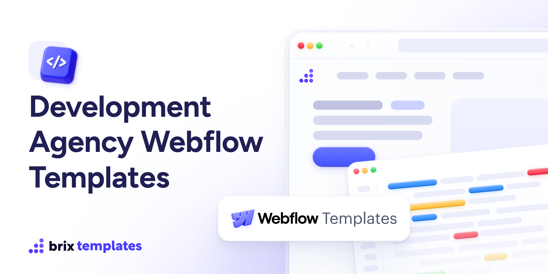 9+ Development Agency Webflow Templates | BRIX Templates
