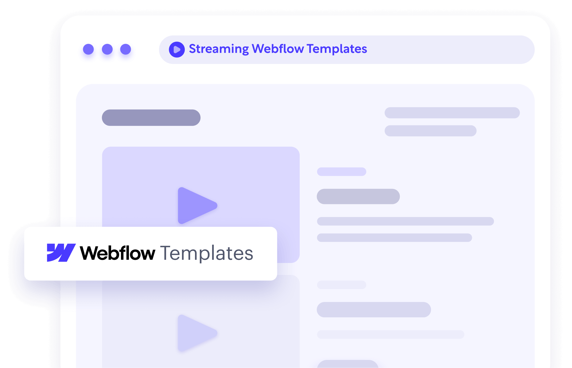 Streaming Webflow Themes