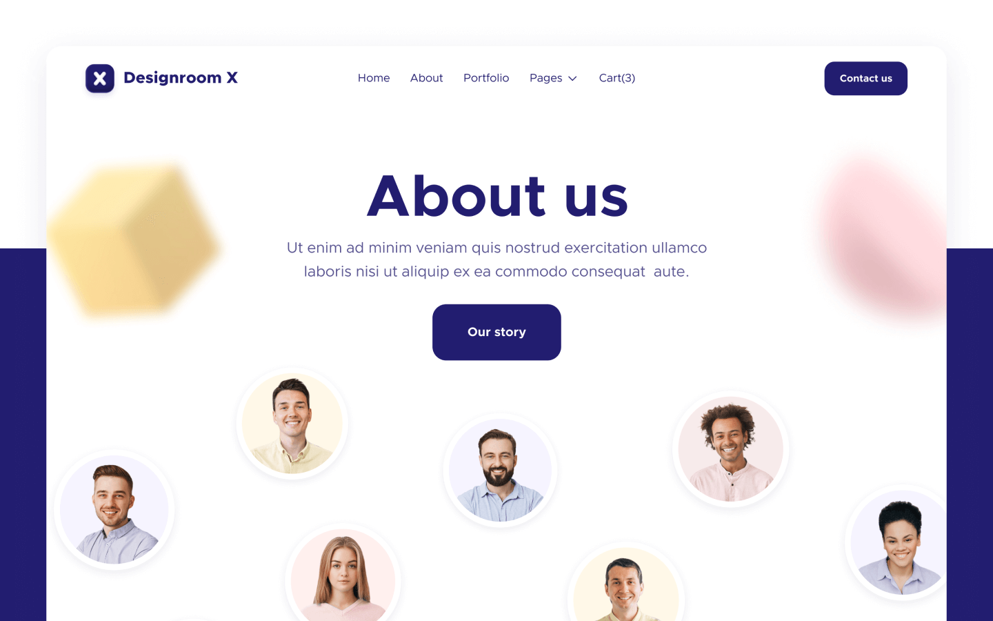 Designroom X Webflow Template