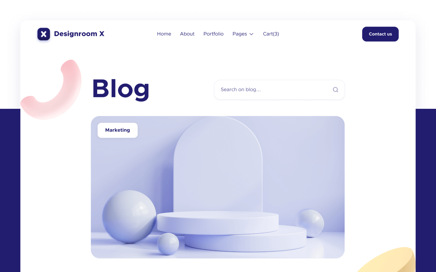 Designroom X Webflow Template