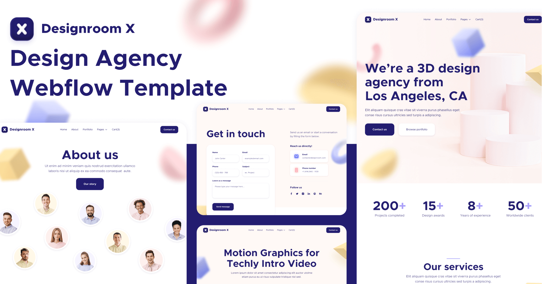 Design Agency Webflow Template