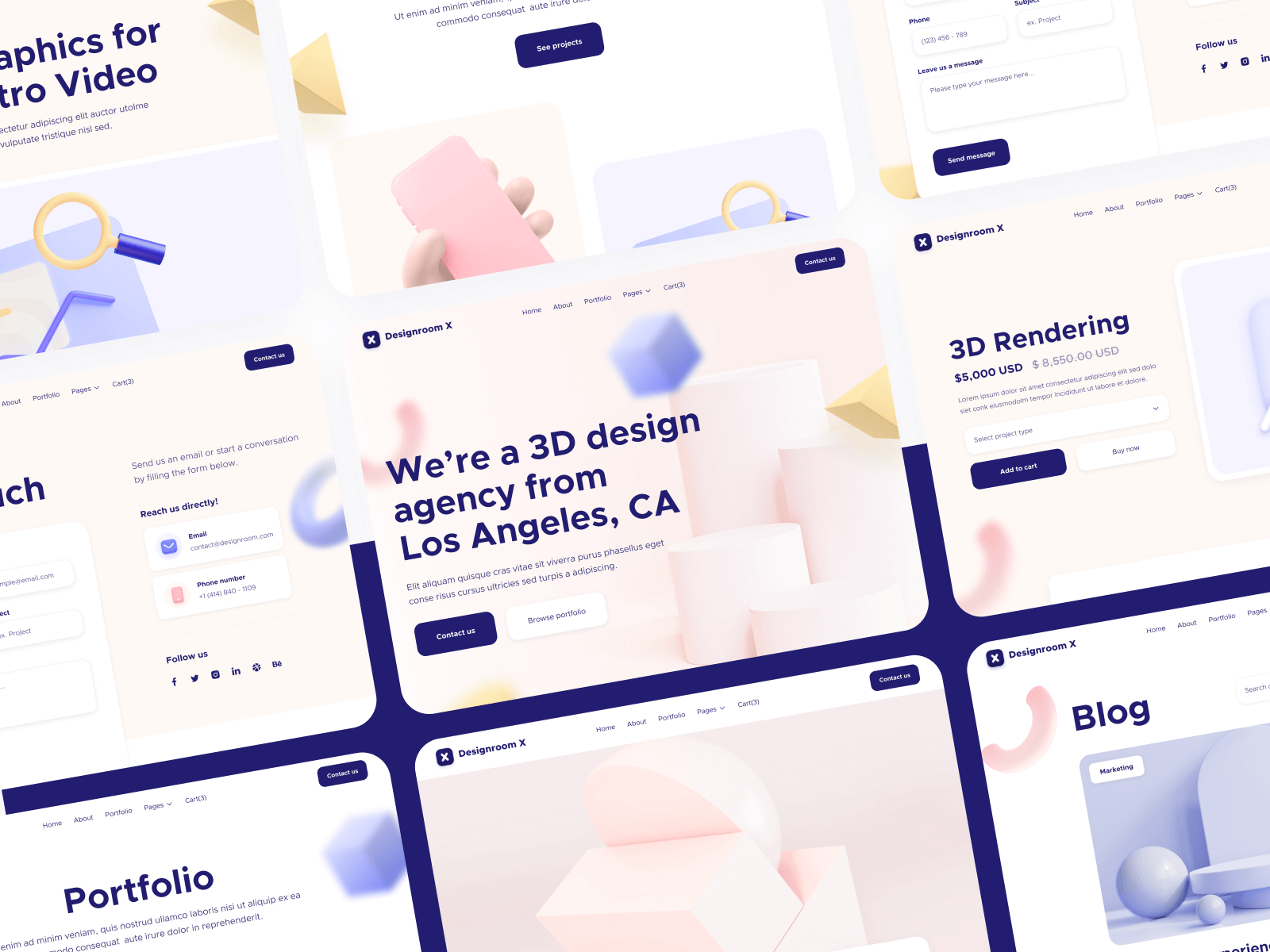 Graphic Design Webflow Template