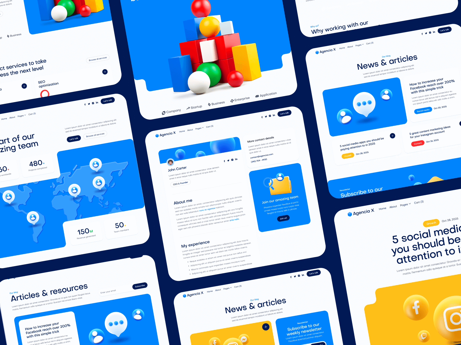 Email Marketing Agency Webflow Template