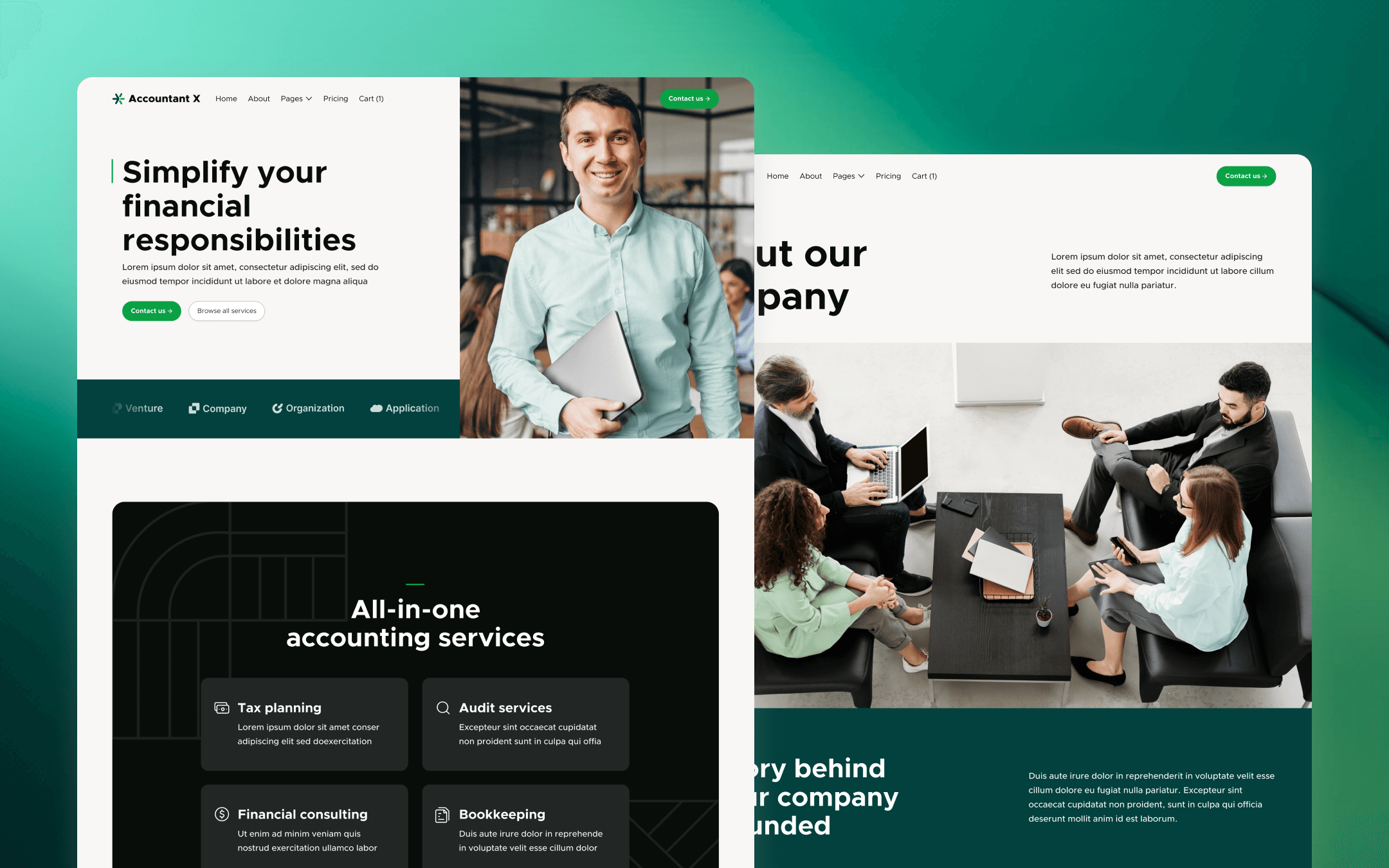 Accountant X Webflow Template