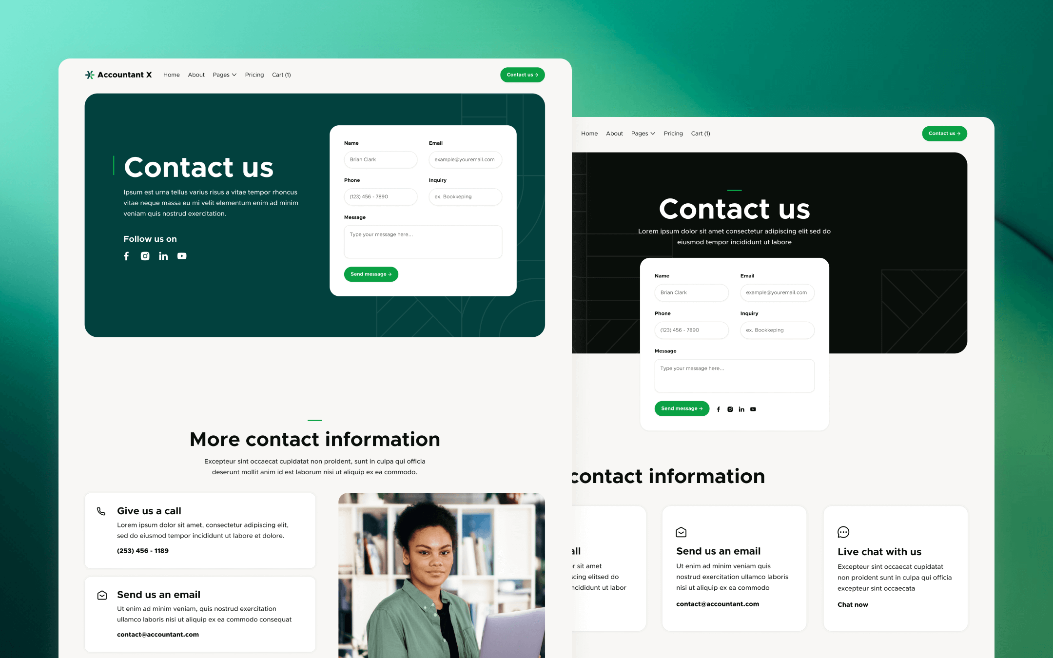 Accountant X Webflow Template