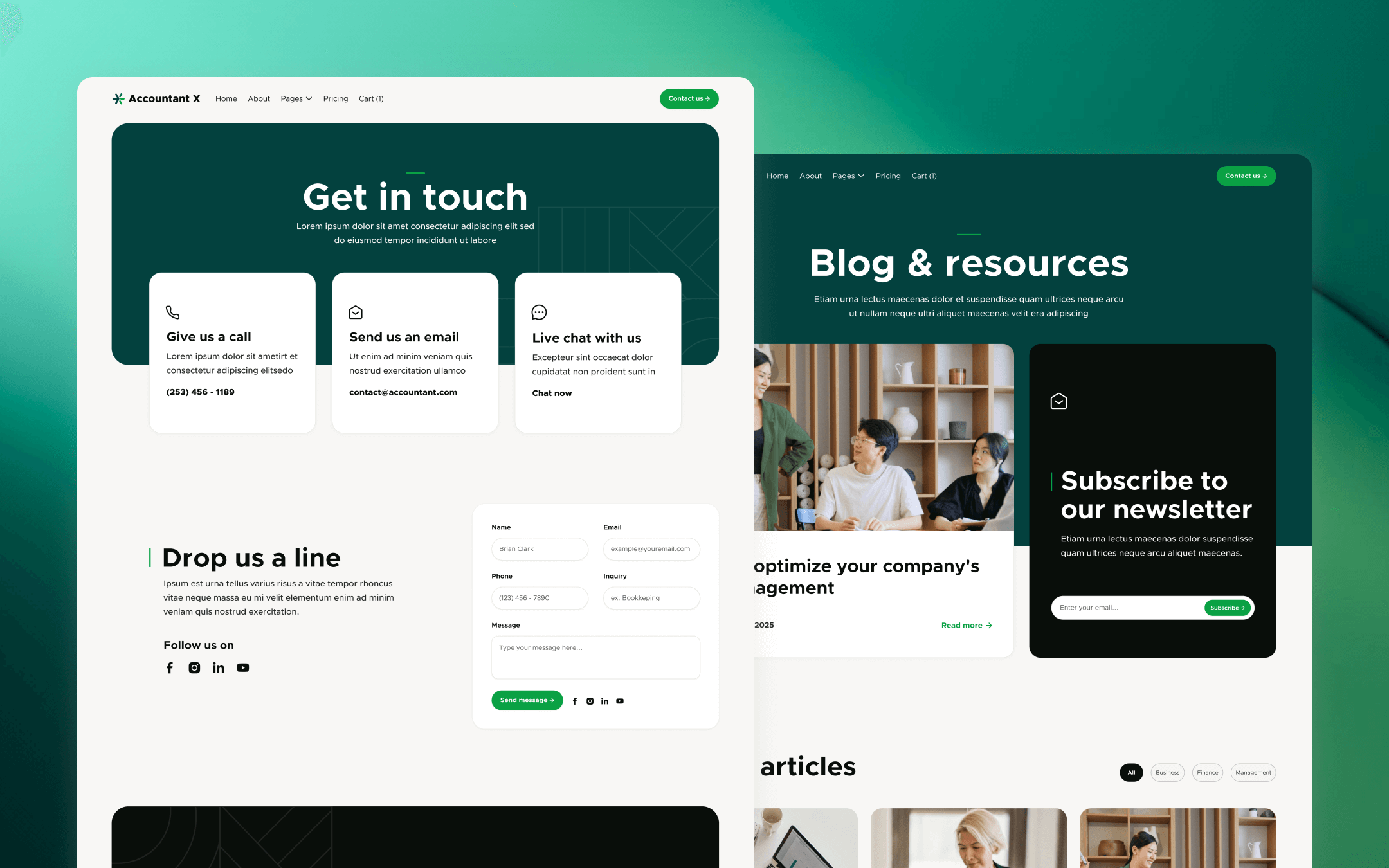 Accountant X Webflow Template