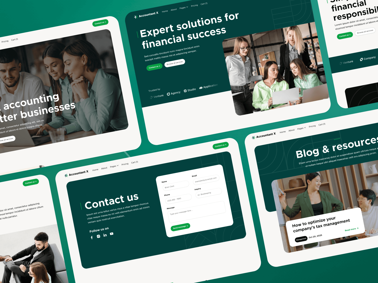Accountant Webflow Theme