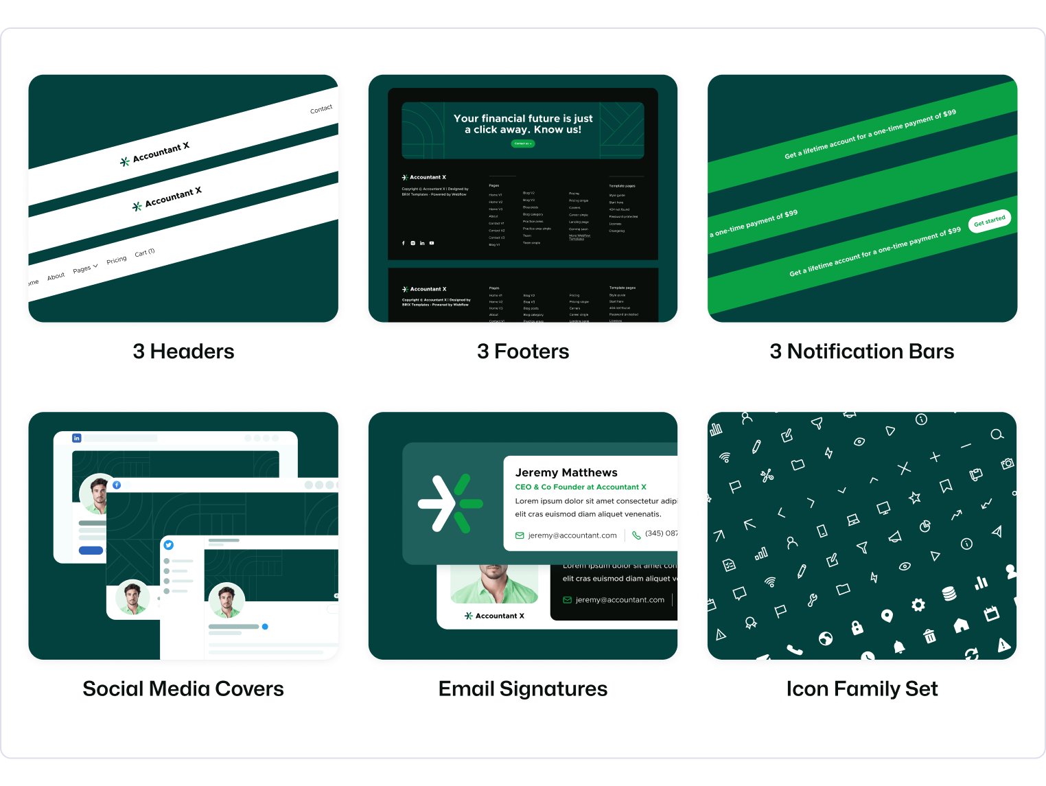 Accountant X - Accountant Webflow Template Benefits