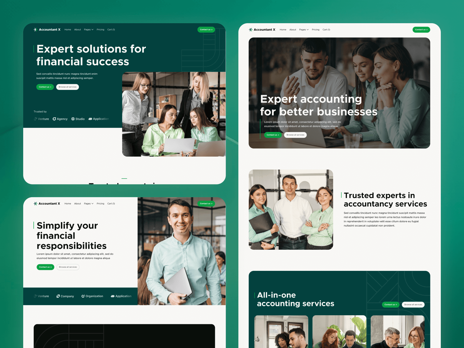 Tax Accountant Webflow Template