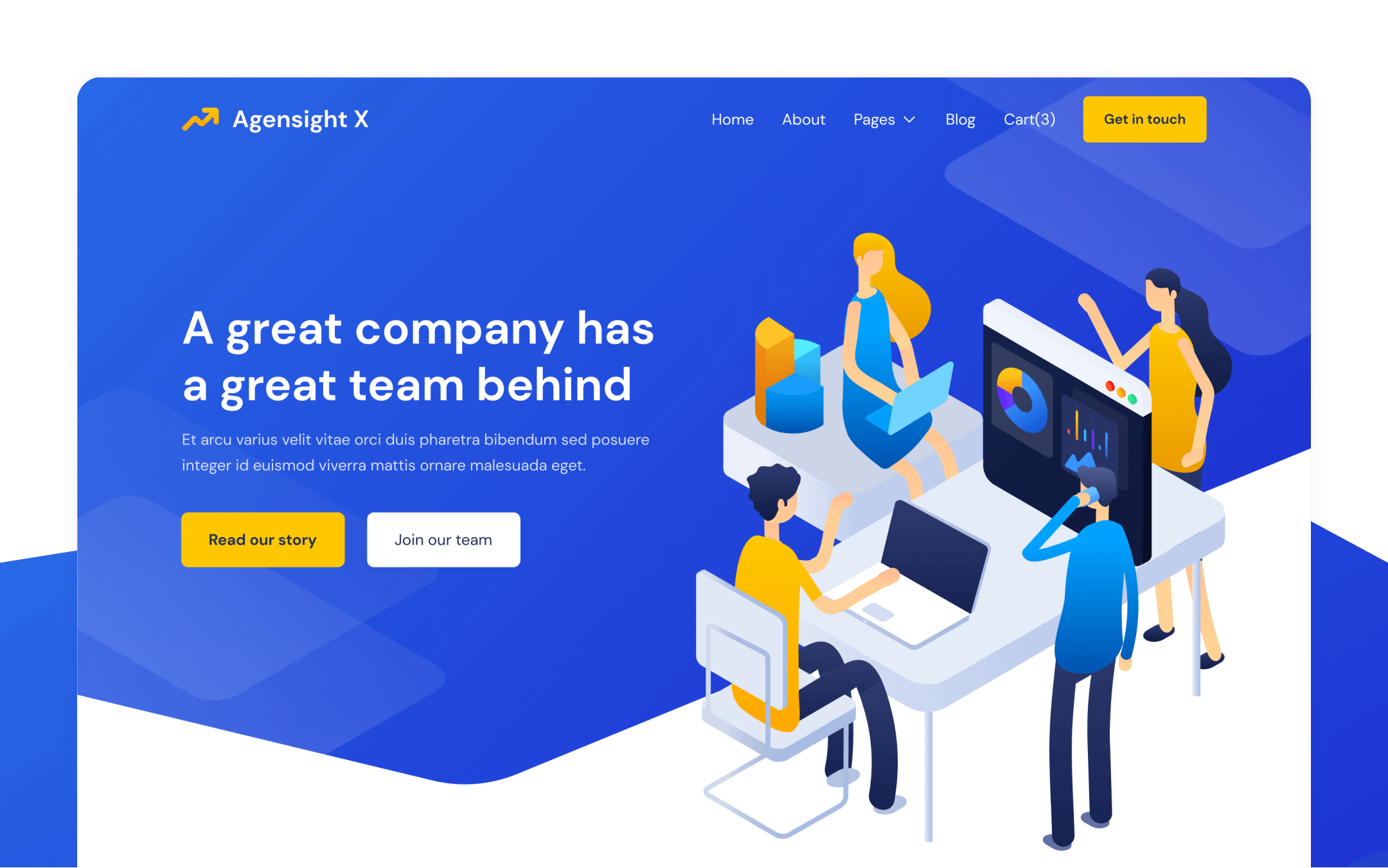 Agensight X Webflow Template