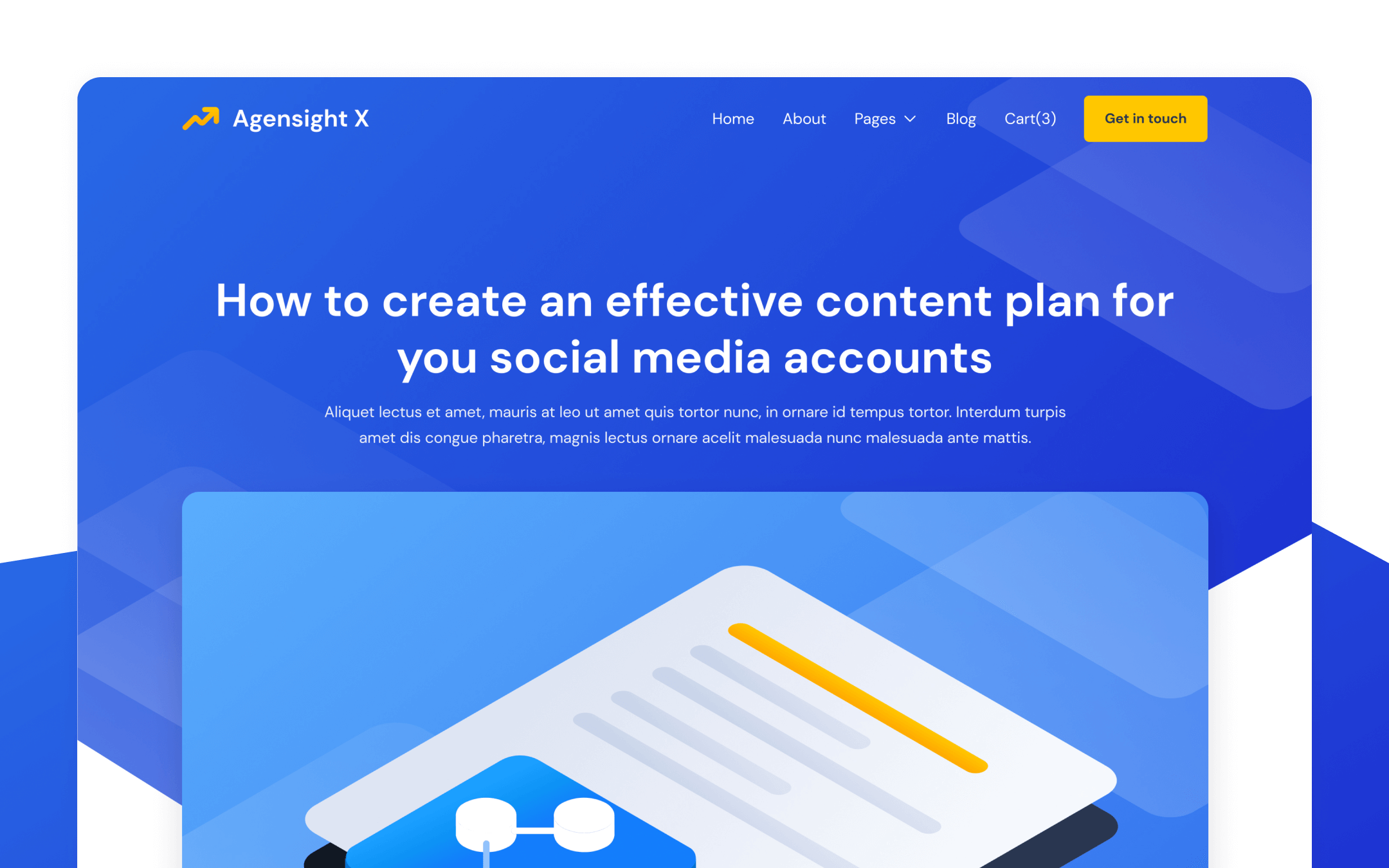 Agensight X Webflow Template