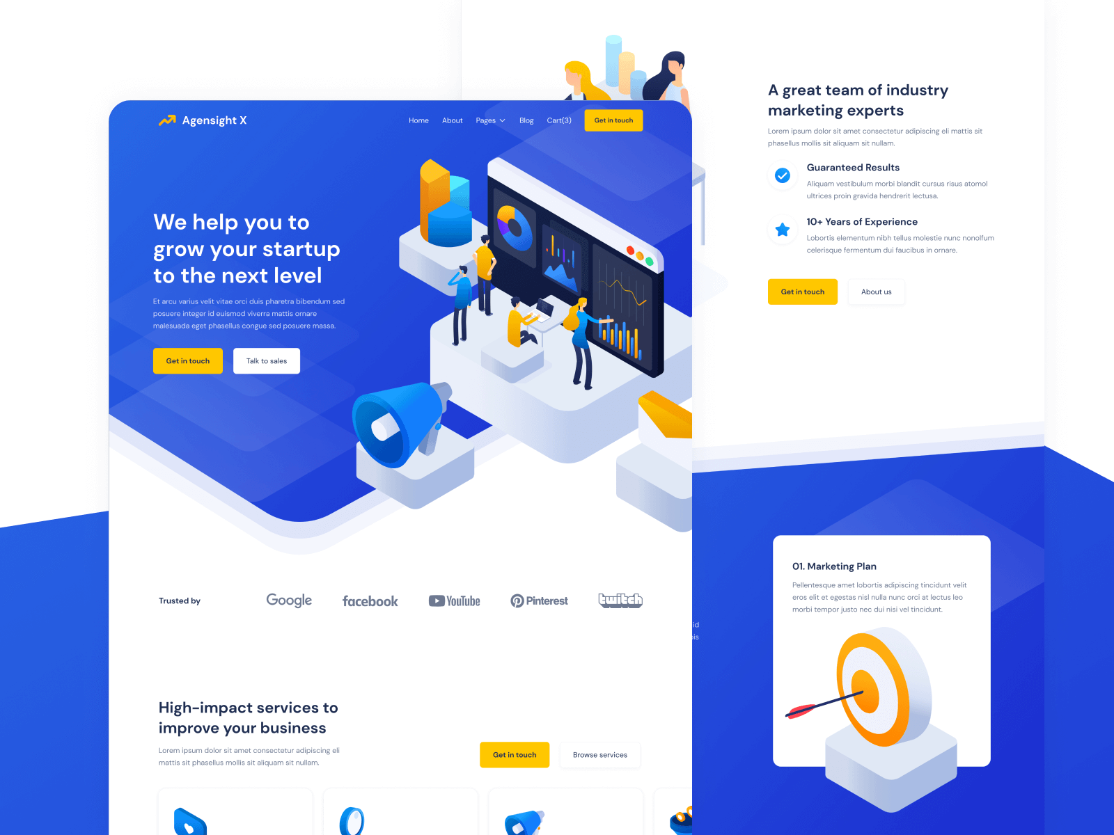 Advertising Agency Webflow Template