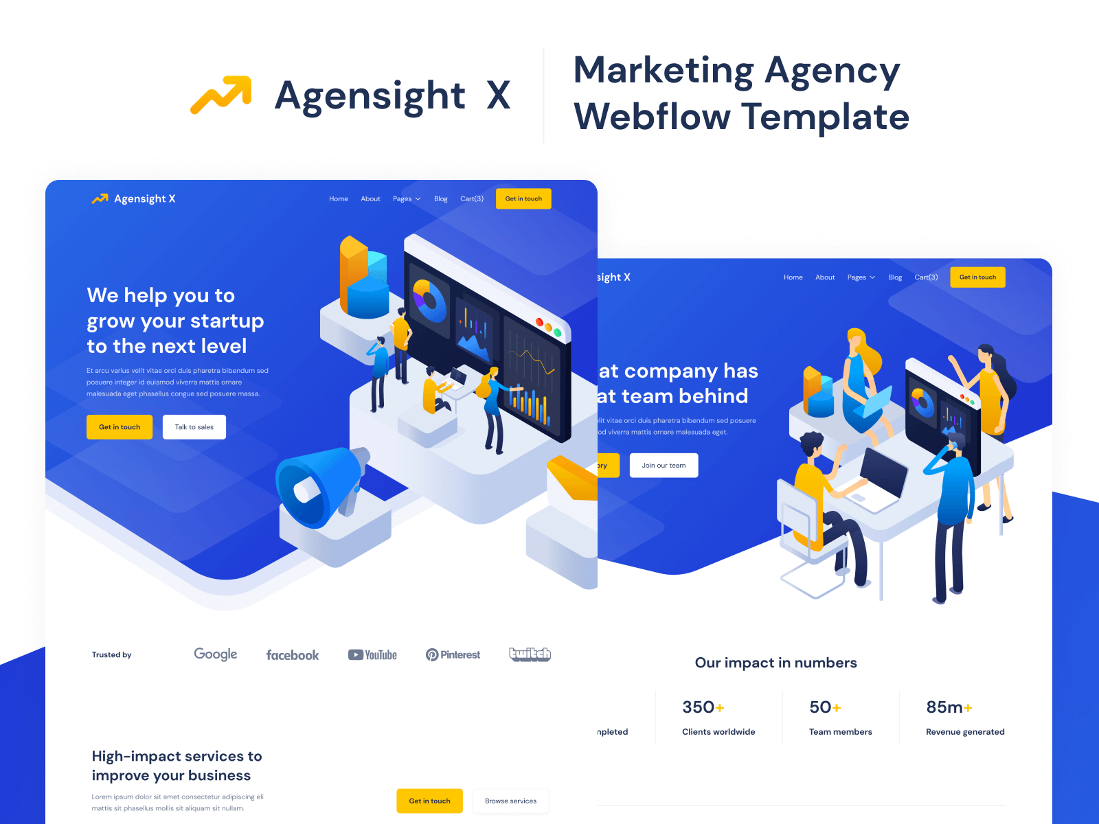 Marketing Agency Webflow Template