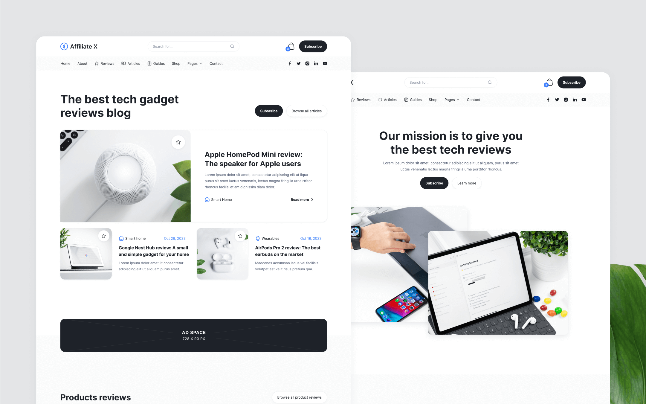 Affiliate X Webflow Template