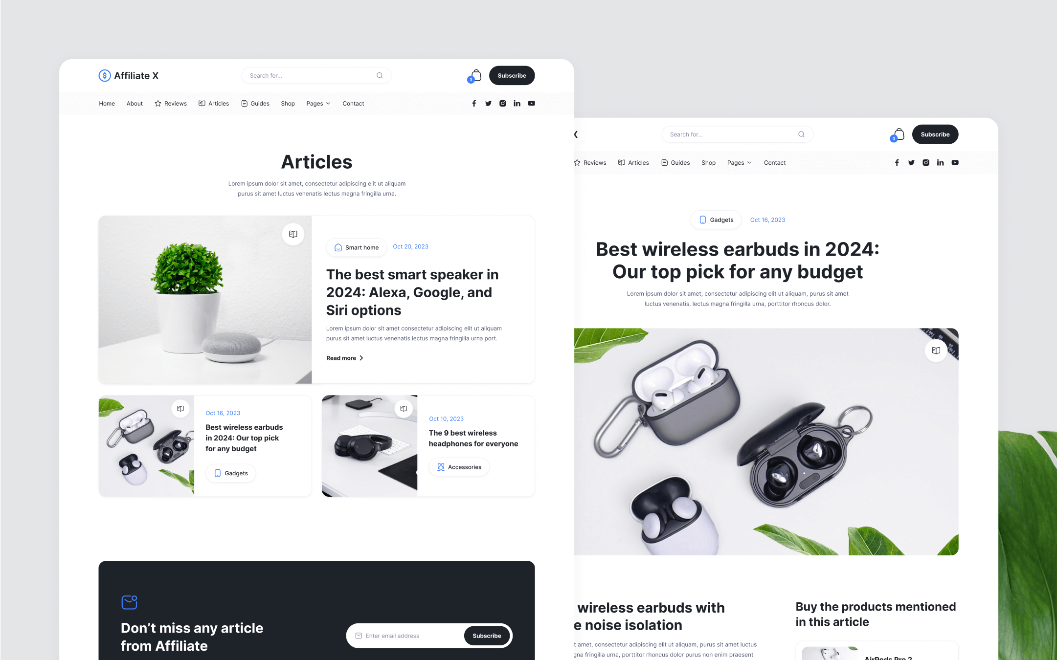 Affiliate X Webflow Template