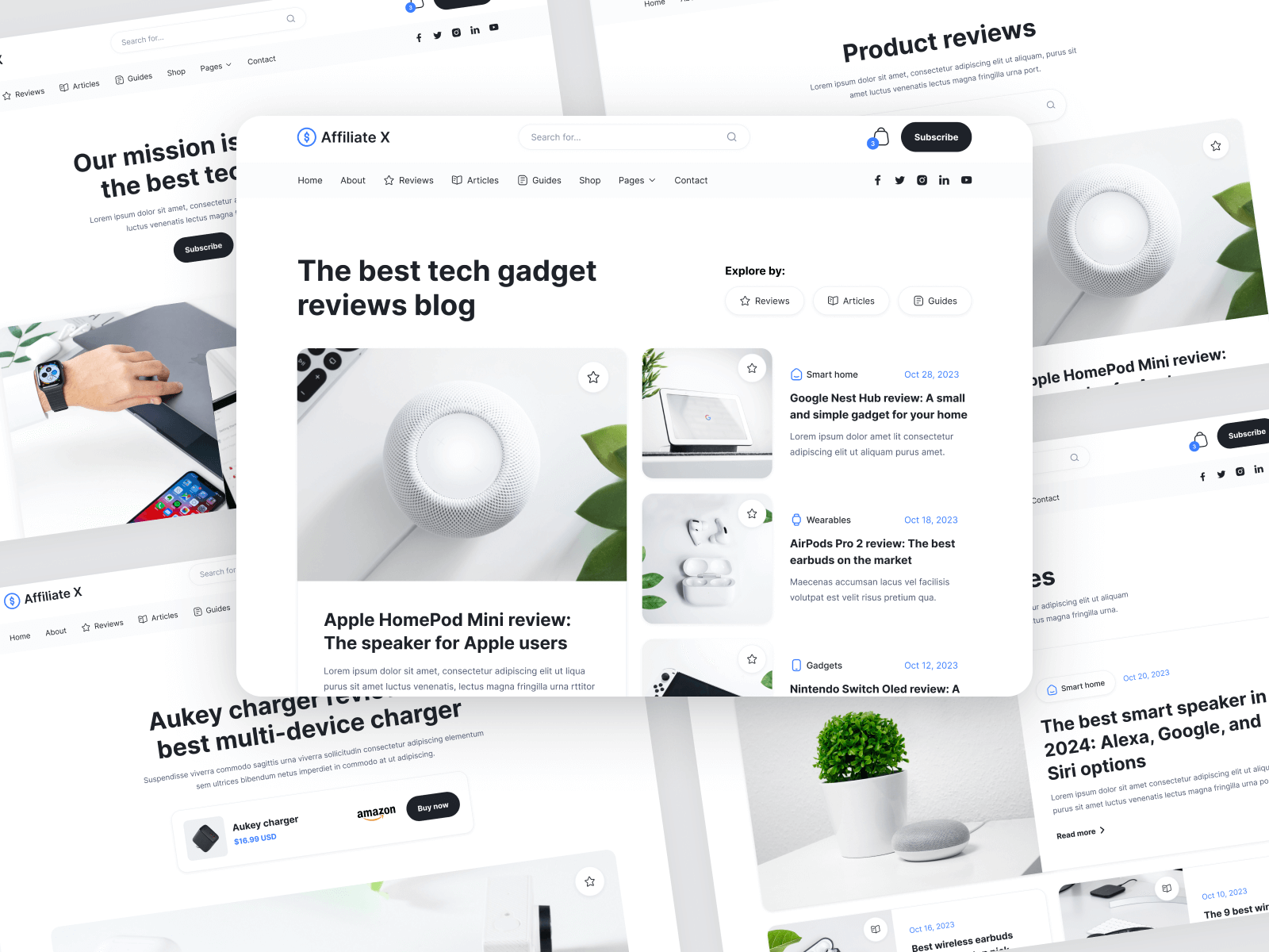 Blogging Webflow Template