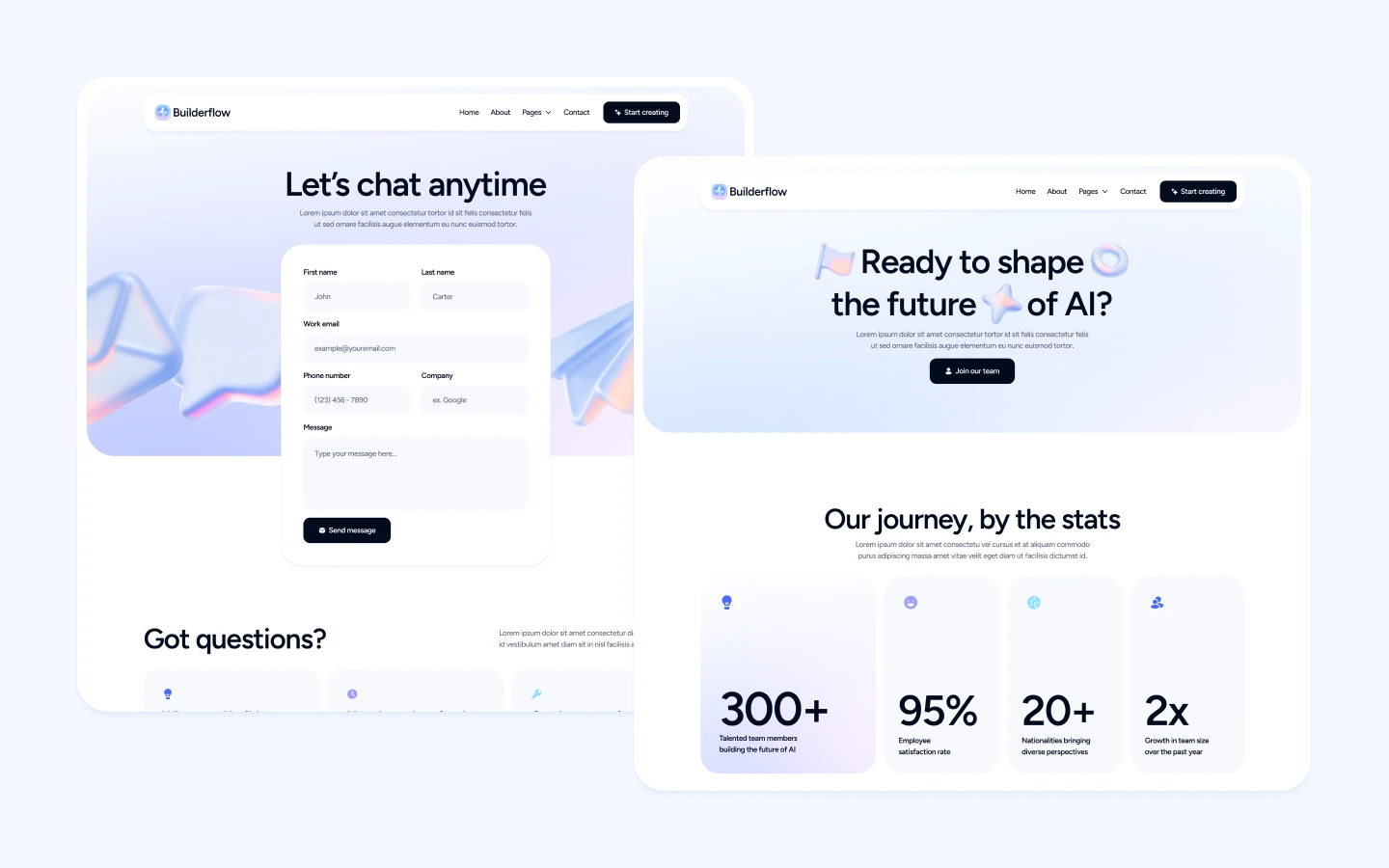 Builderflow Webflow Template