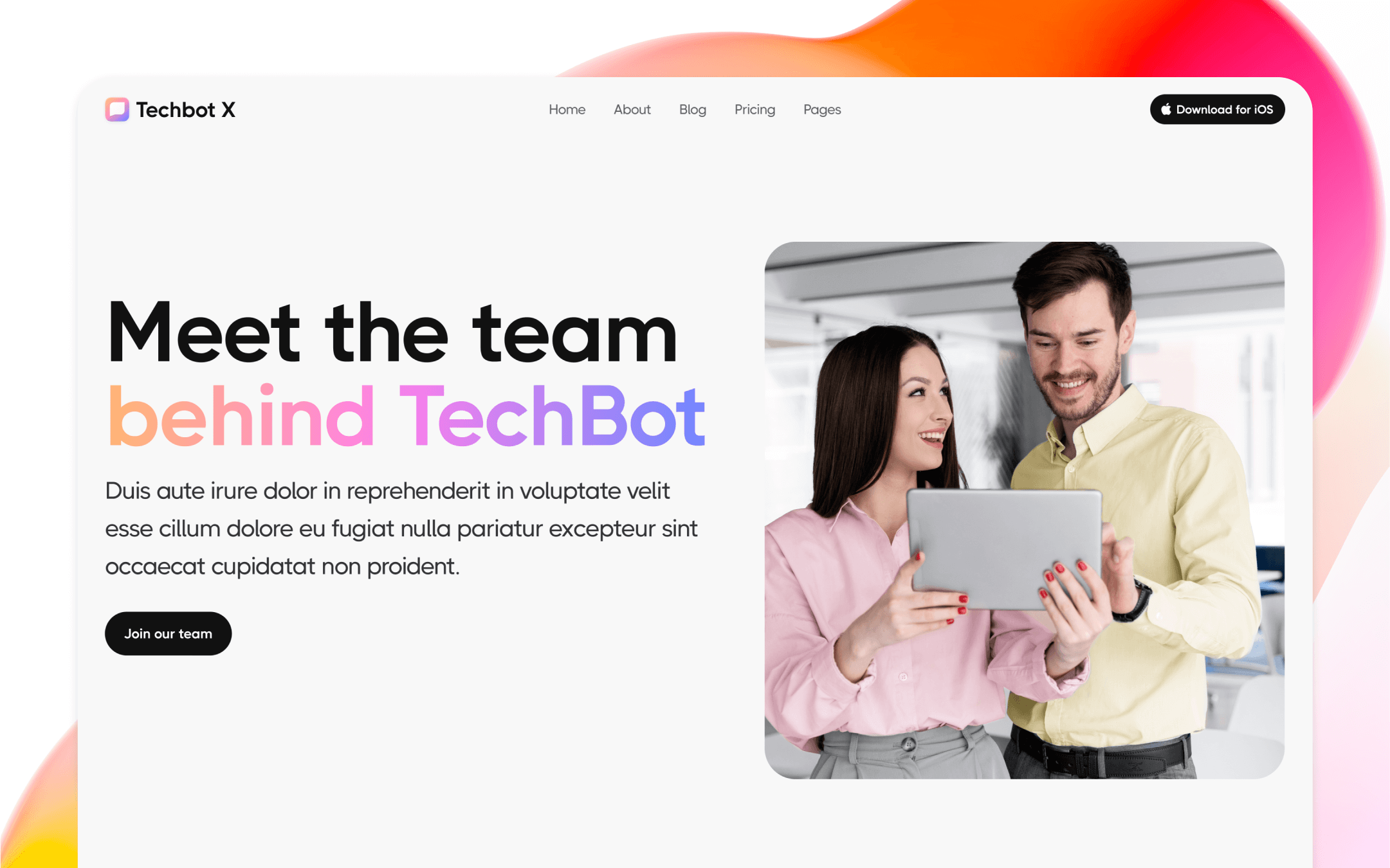 TechBot X Webflow Template