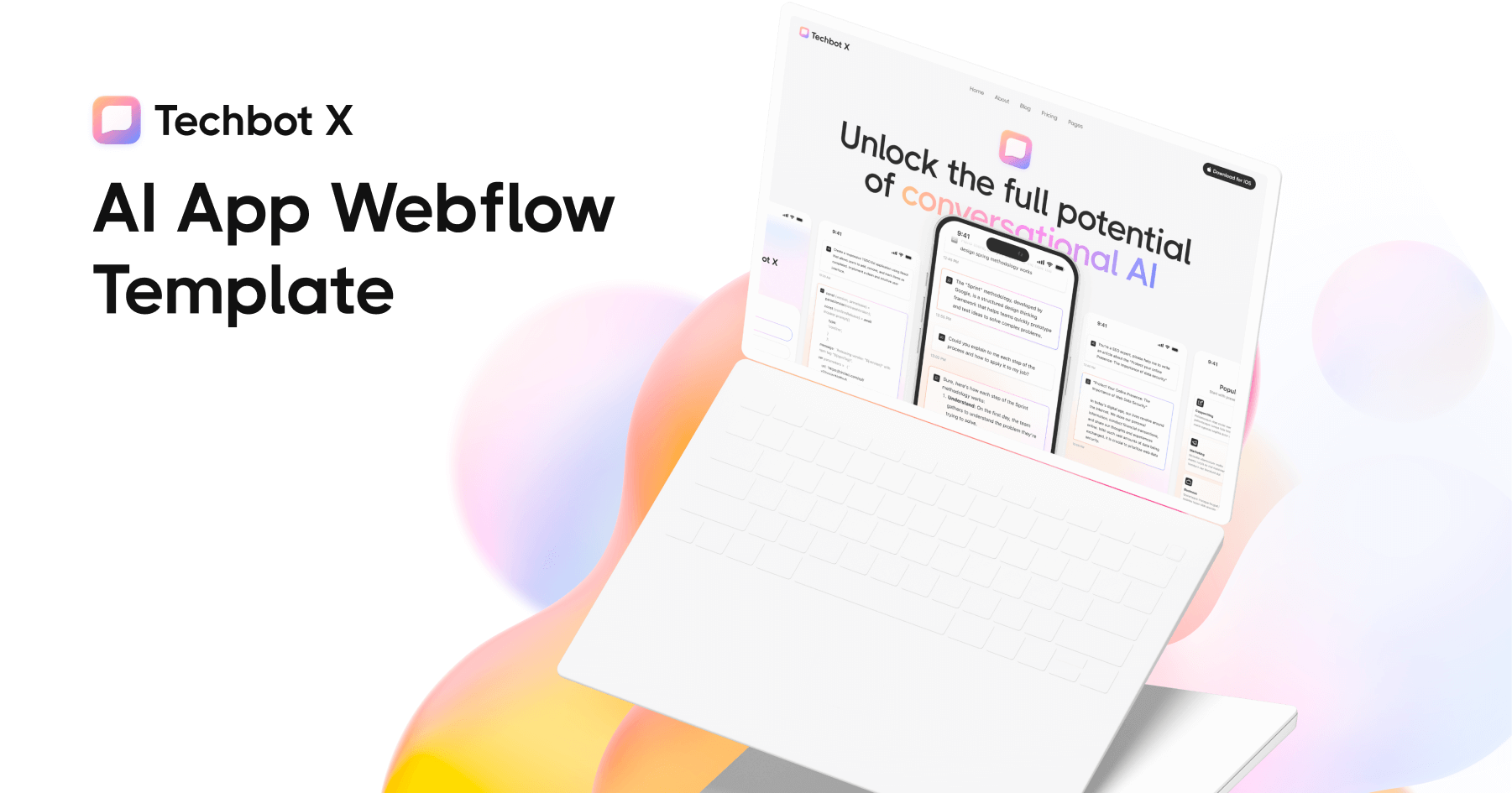 AI App Webflow Template