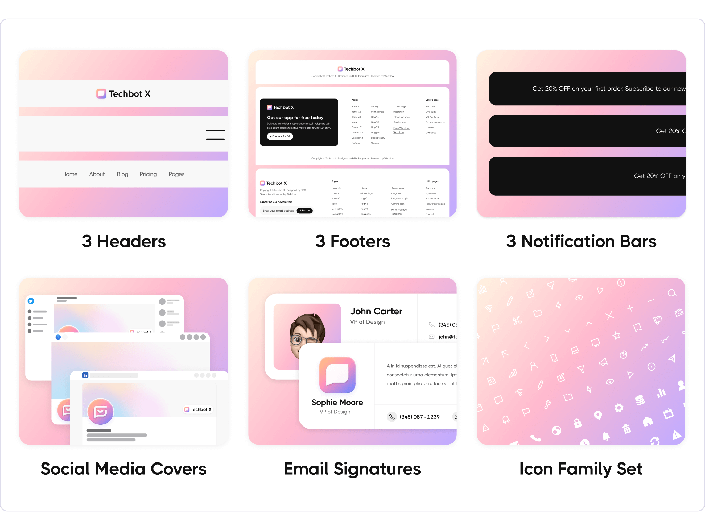 Techbot X | Help Center Webflow Template Benefits