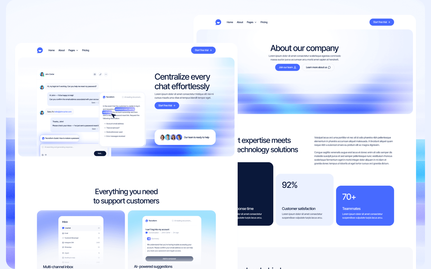 LaunchHub Webflow Template