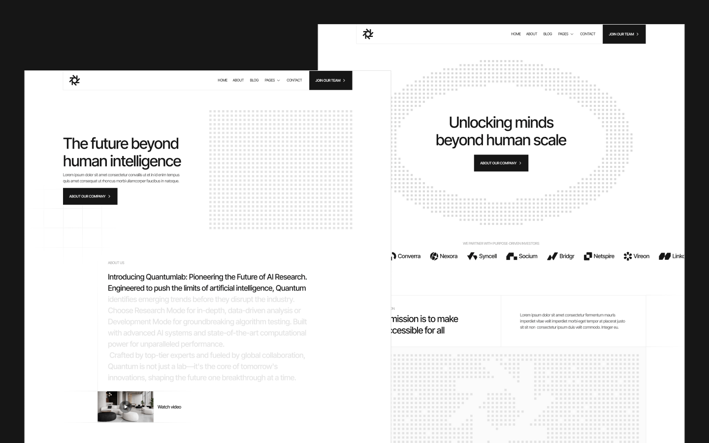 QuantumLab Webflow Template