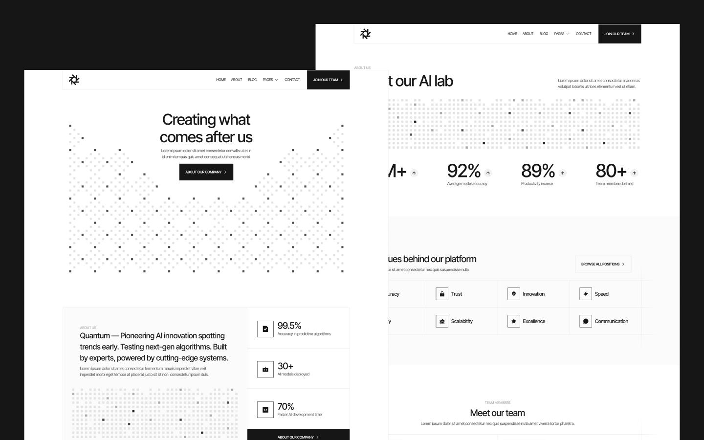 QuantumLab Webflow Template
