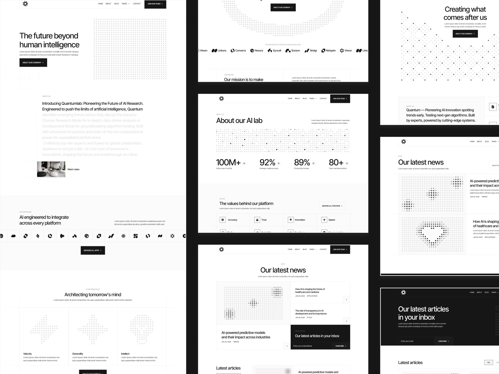 AI Lab Webflow Theme