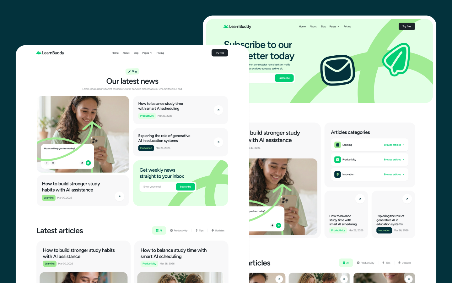 LearnBuddy Webflow Template