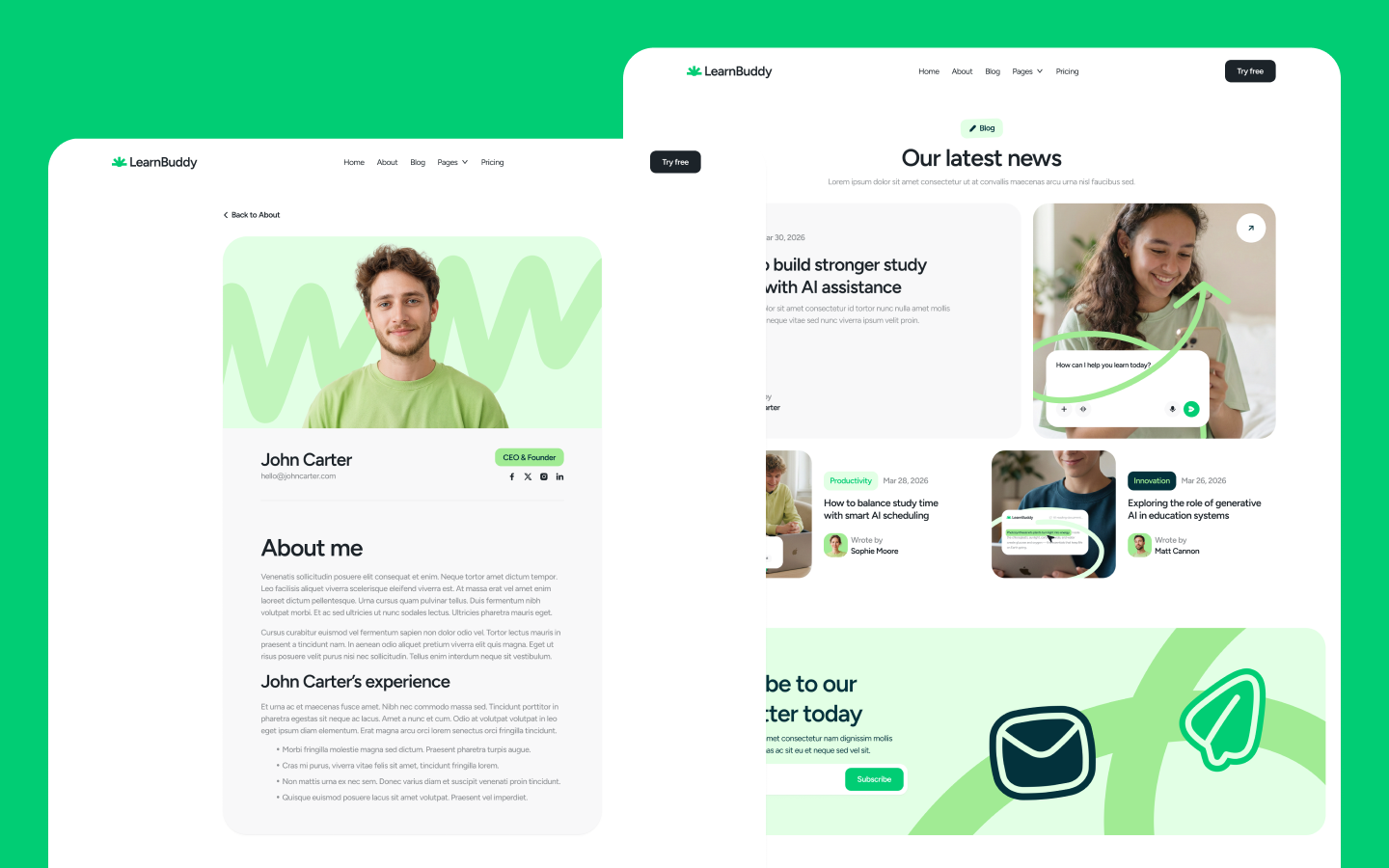 LearnBuddy Webflow Template