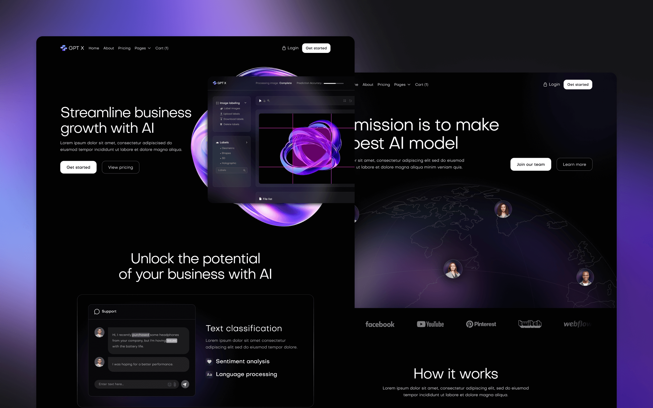 GPT X Webflow Template