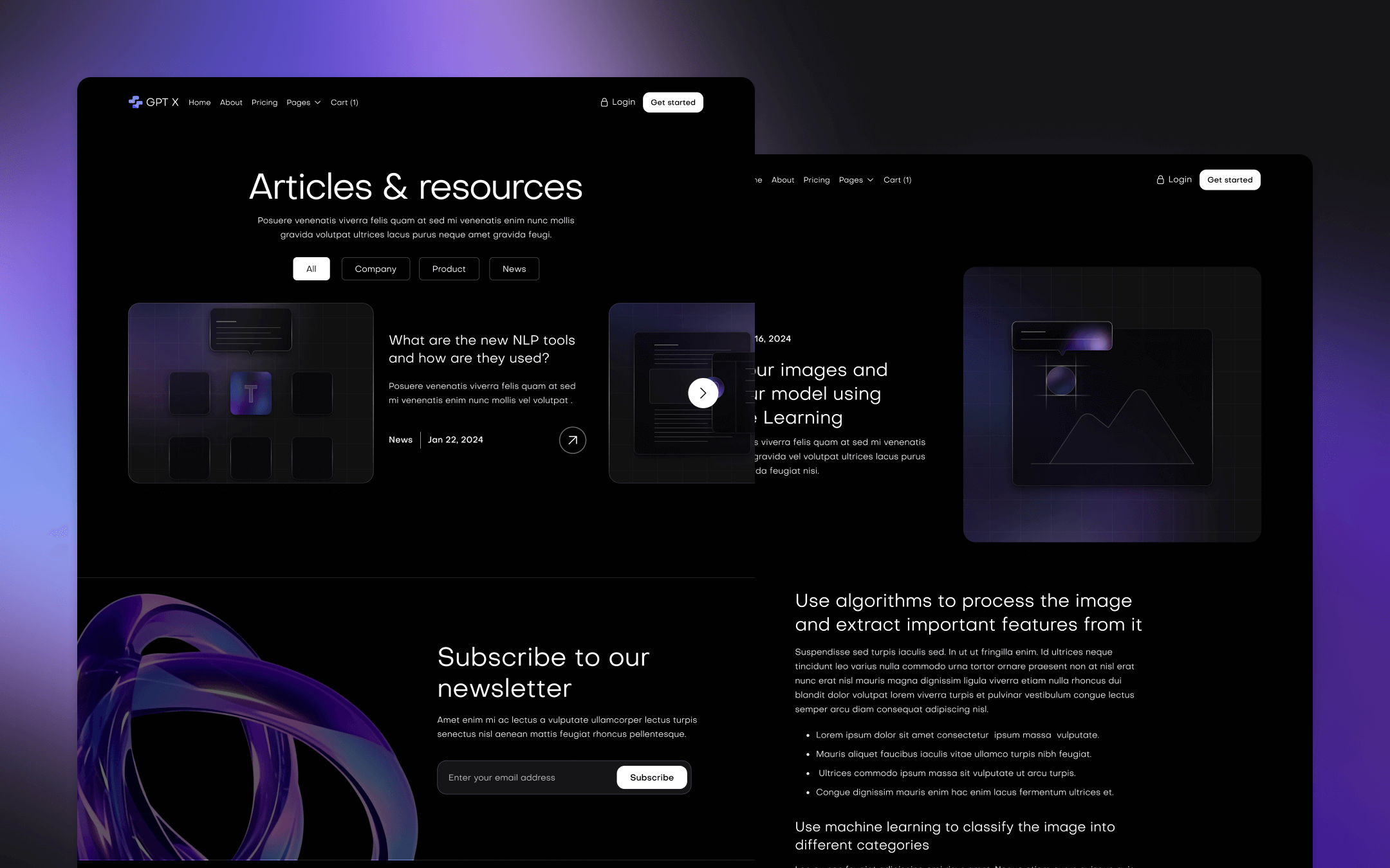 GPT X Webflow Template
