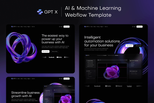 AI & Machine Learning Webflow Template