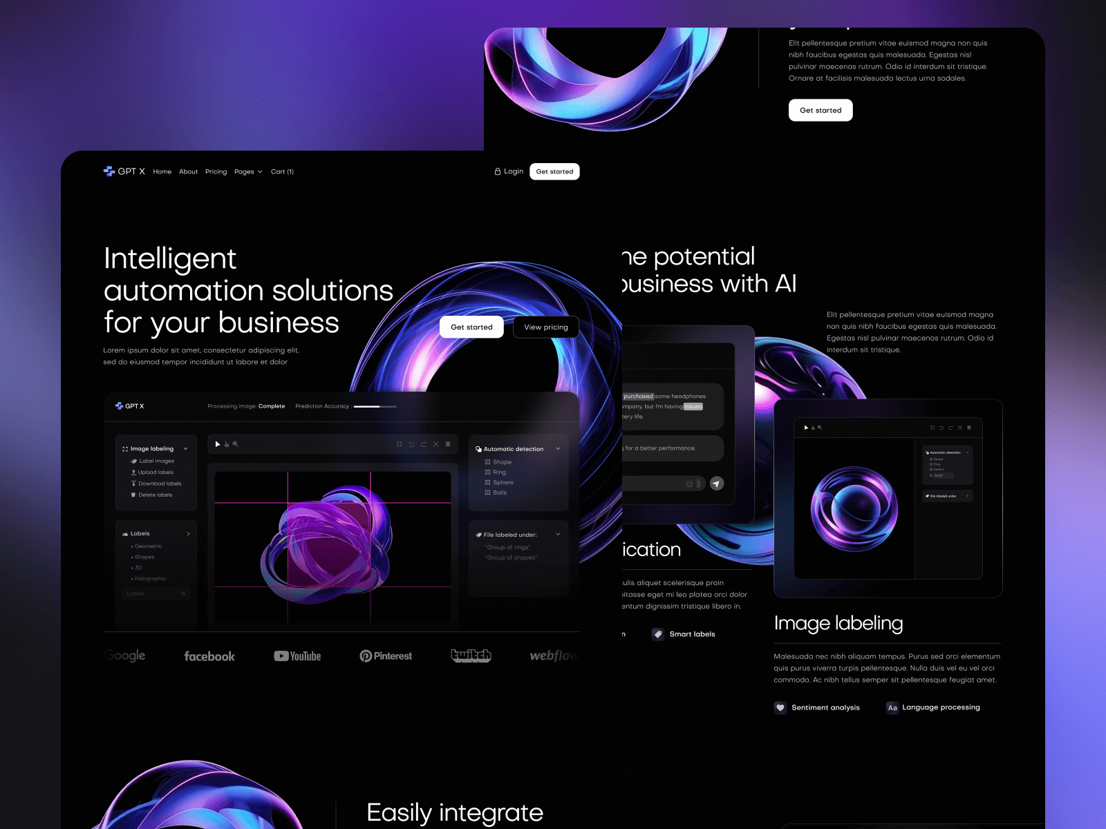 AI & Machine Learning Webflow Template