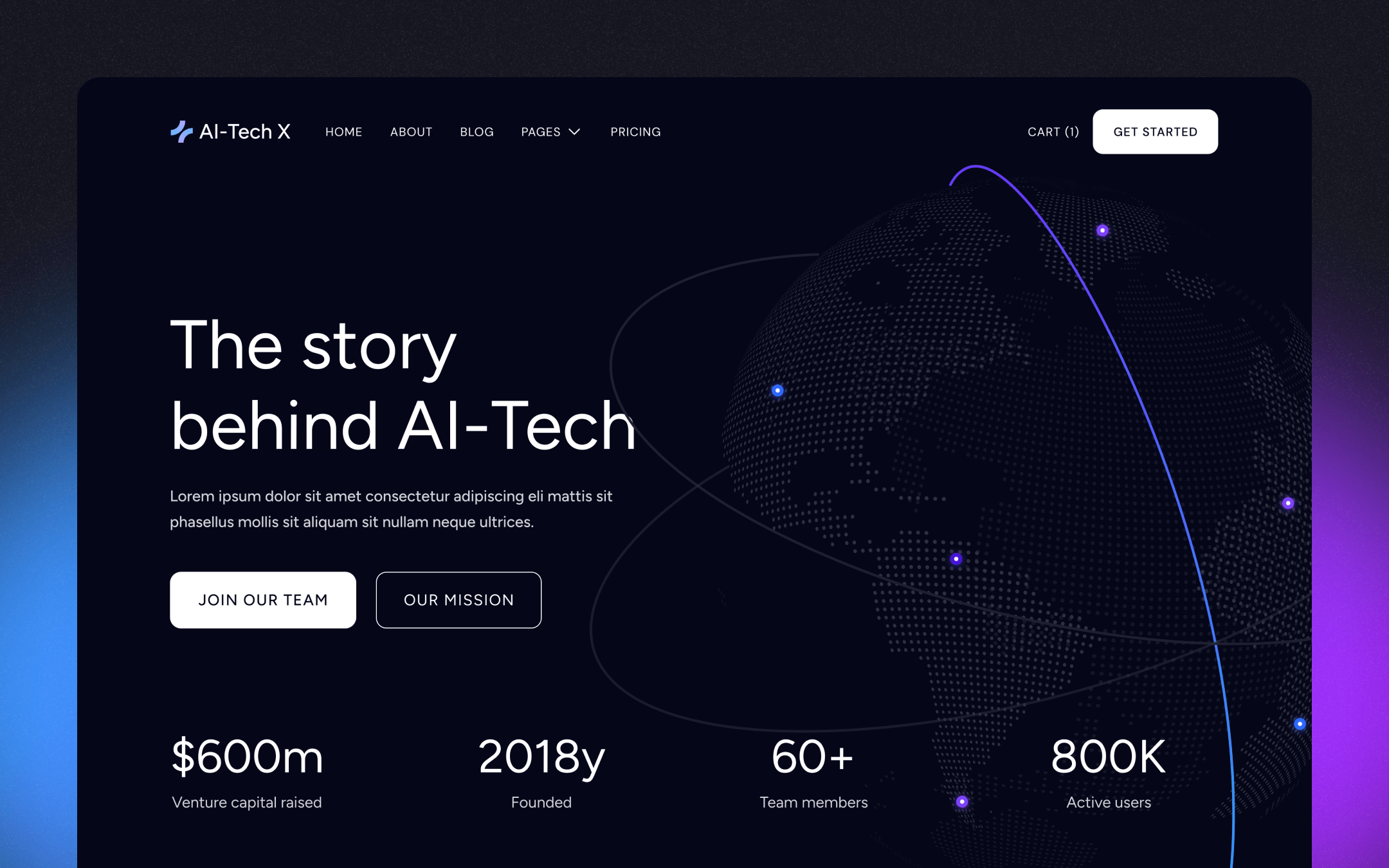 AI-Tech X Webflow Template