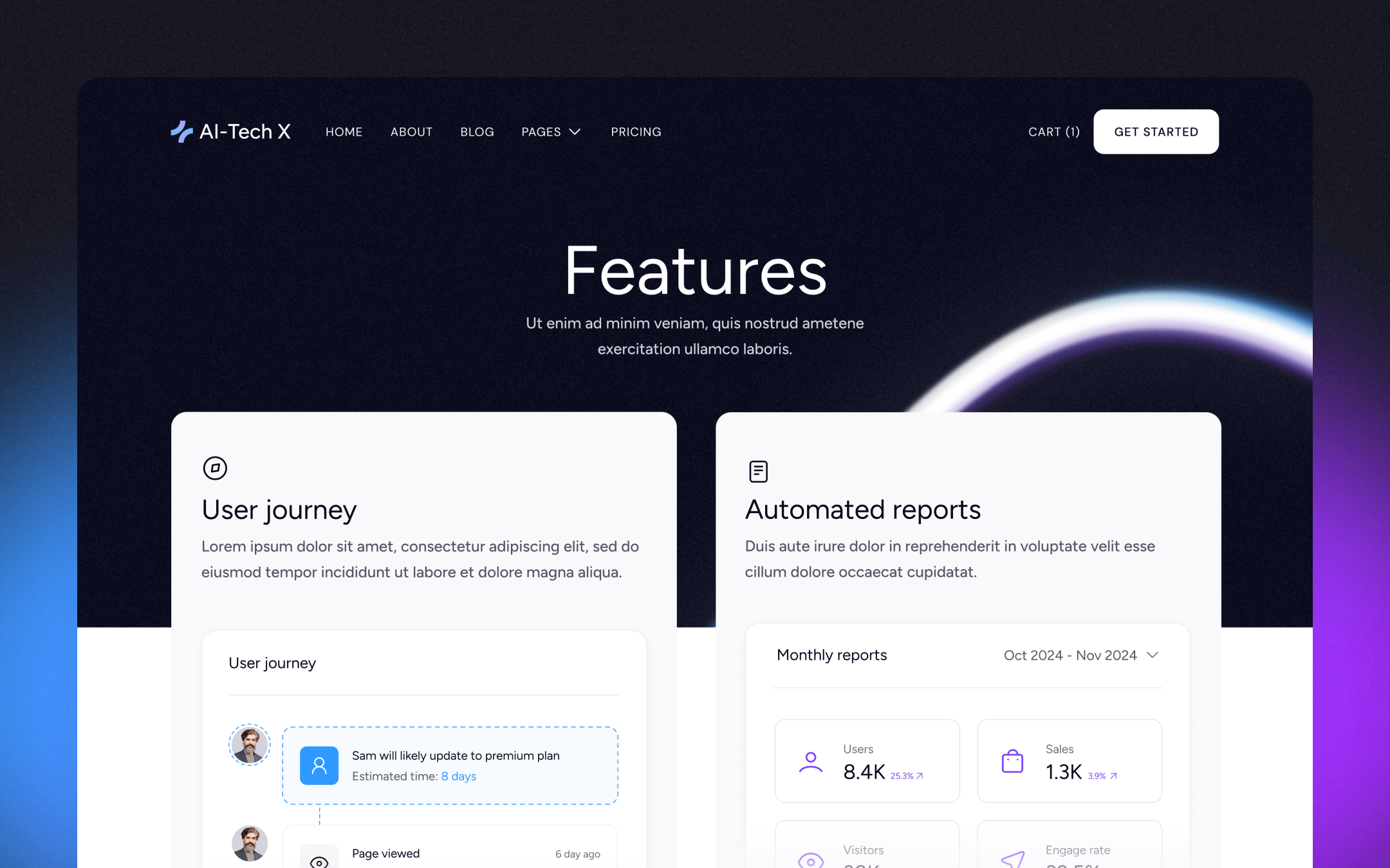 AI-Tech X Webflow Template