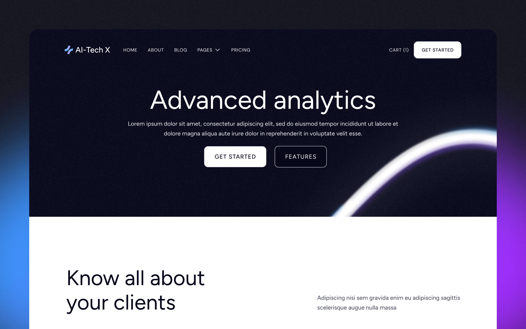 AI-Tech X Webflow Template