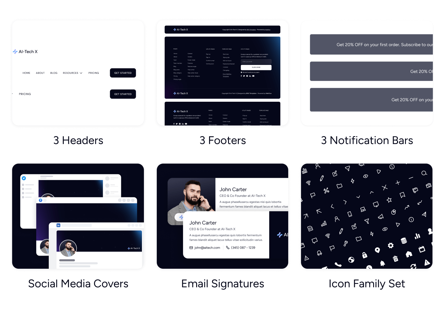 AI-Tech X | Artificial Intelligence Webflow Template Benefits