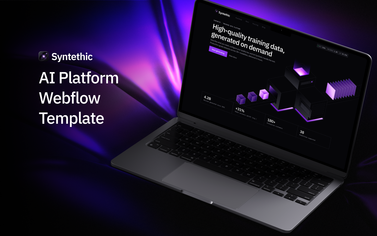 AI Platform Webflow Template