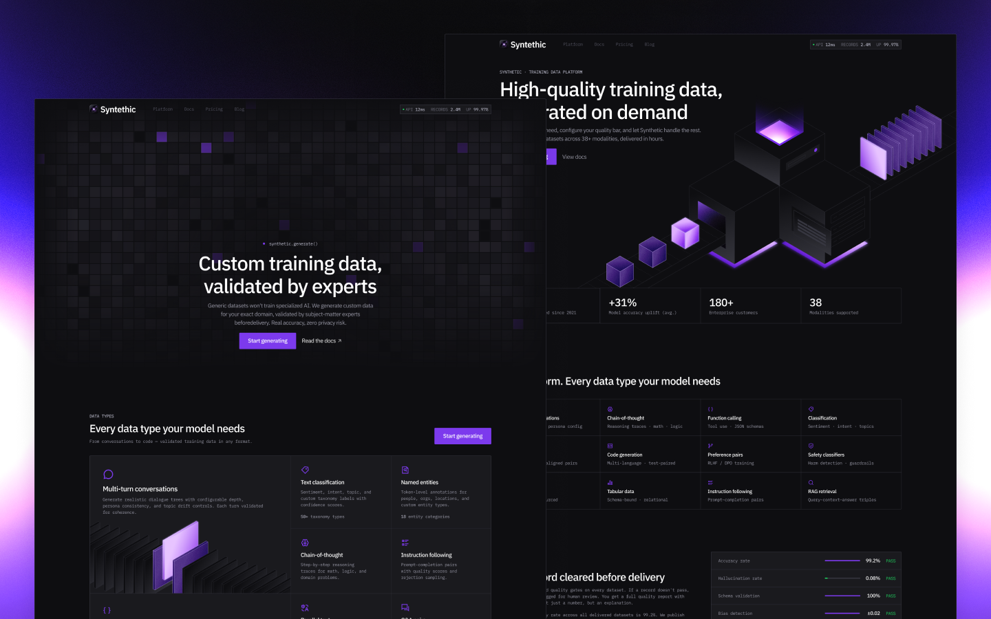 Syntethic Webflow Template