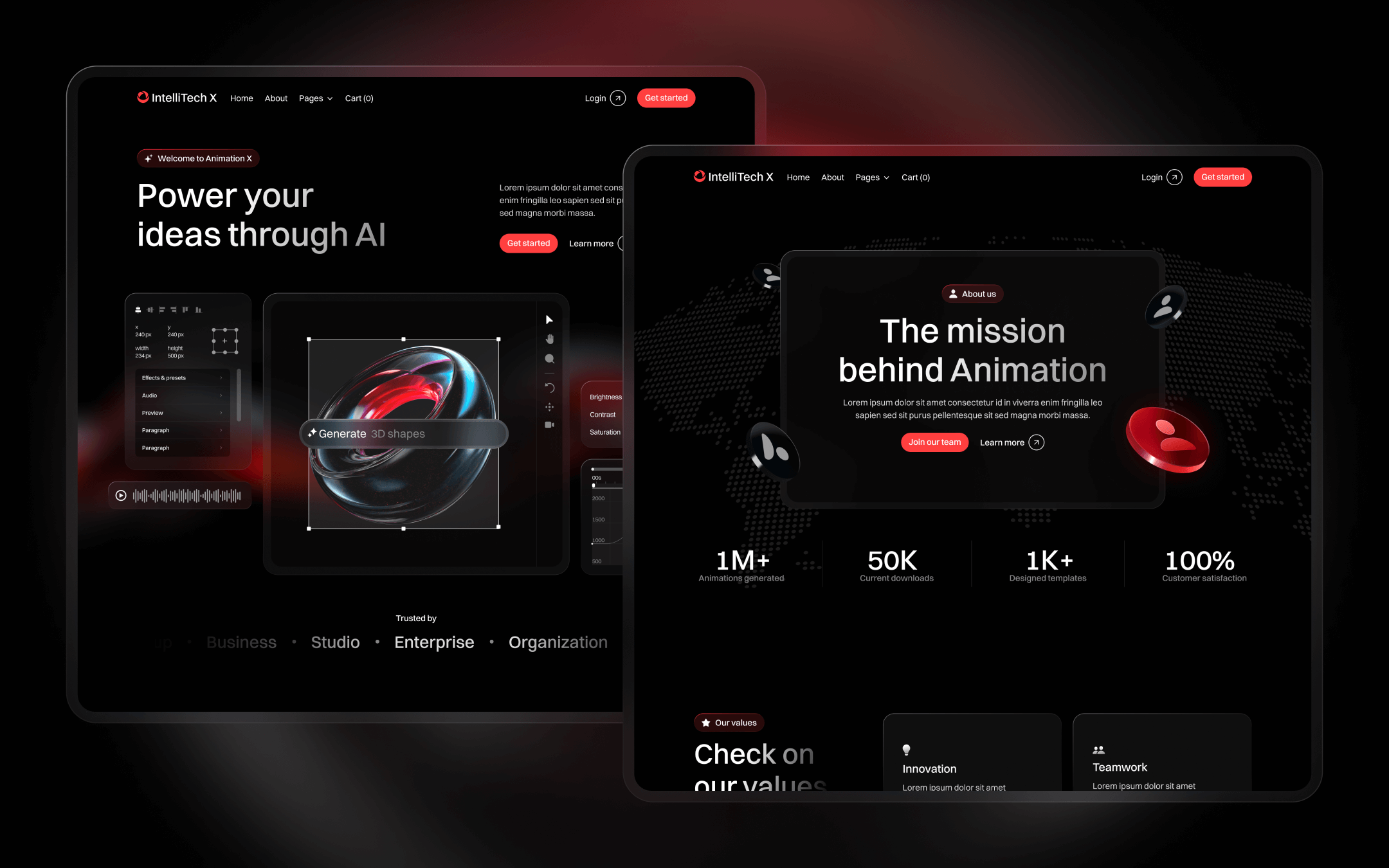IntelliTech X Webflow Template
