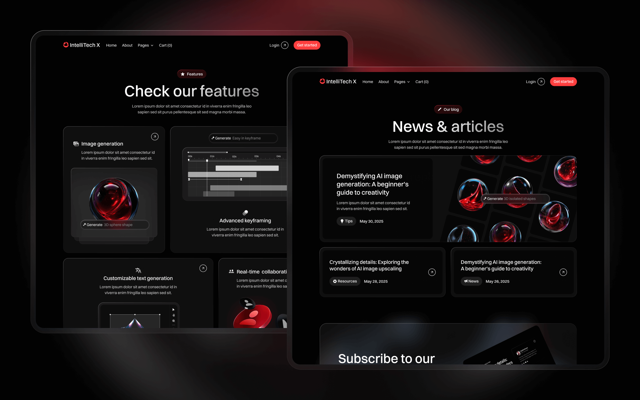 IntelliTech X Webflow Template