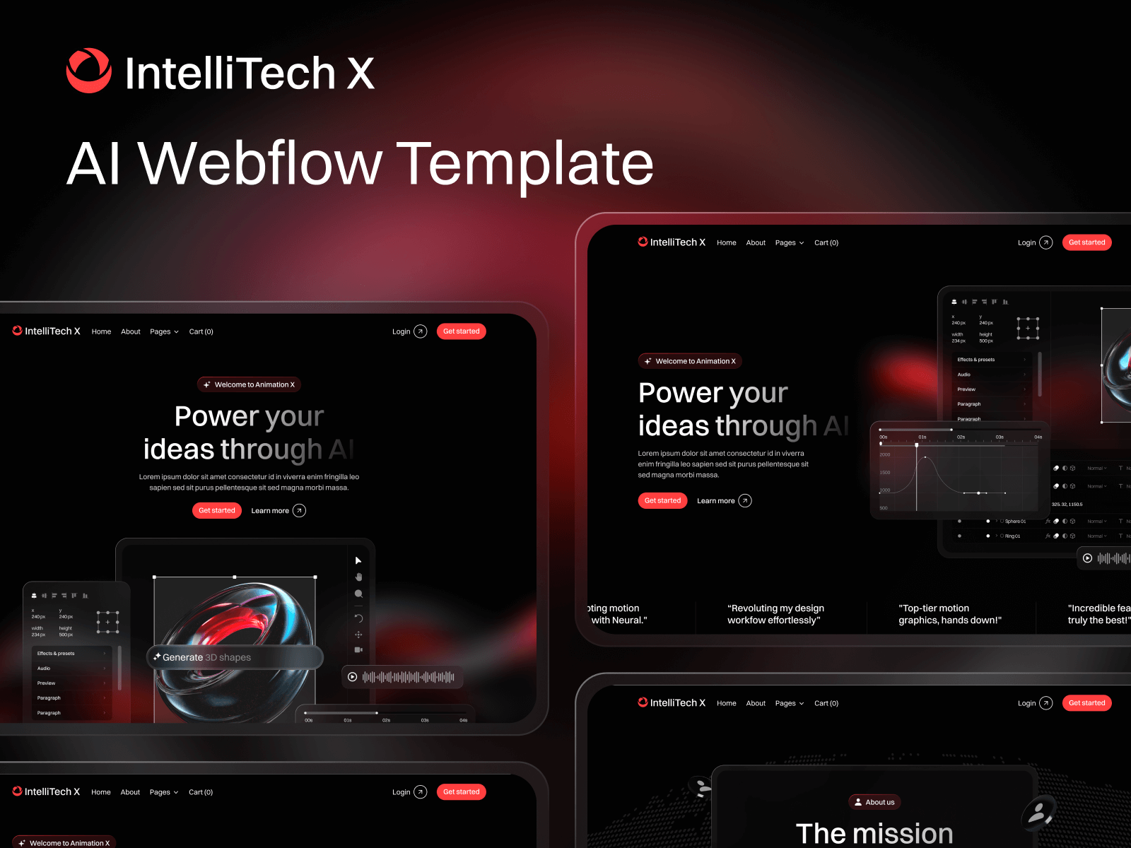 AI Webflow Template