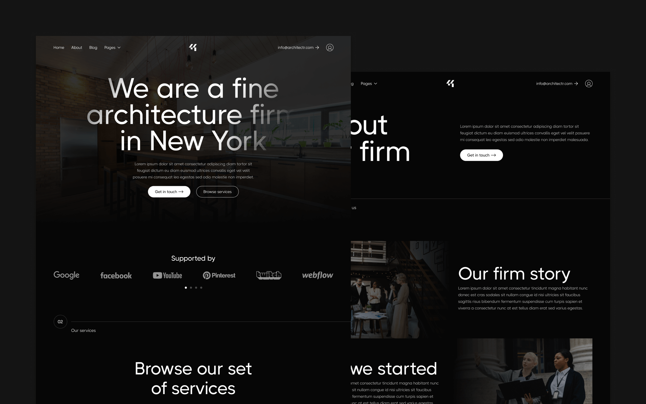 Architectr X Webflow Template
