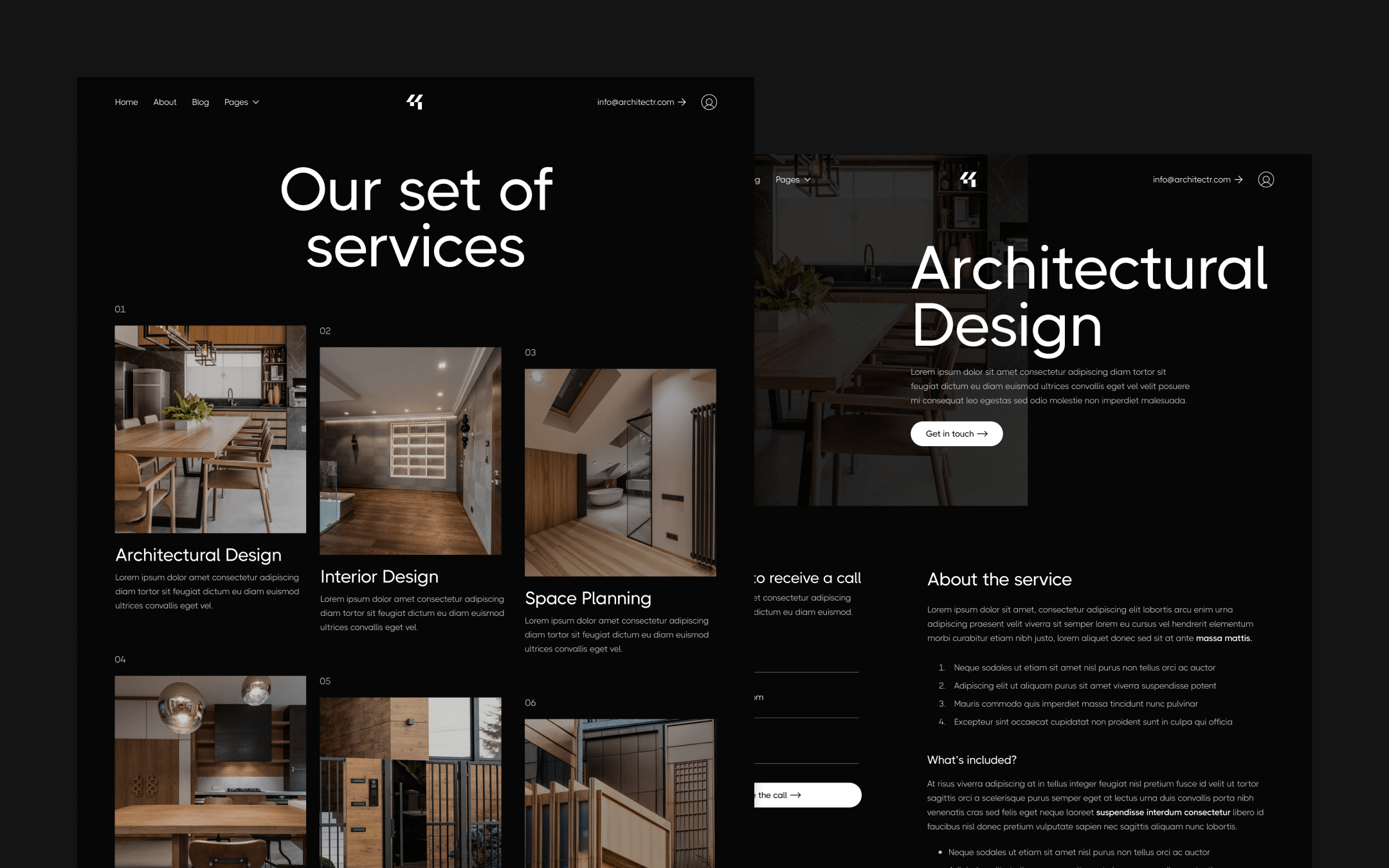 Architectr X Webflow Template