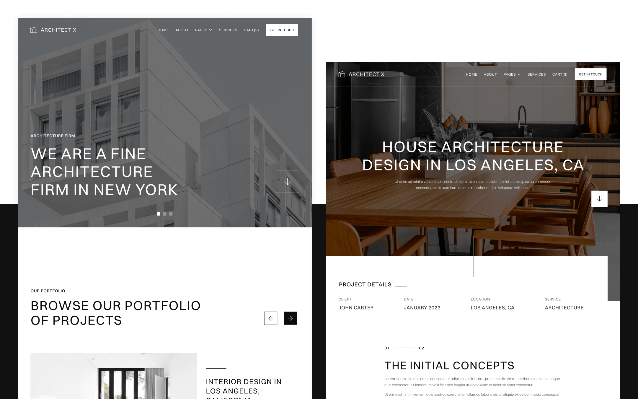 Architect X Webflow Template