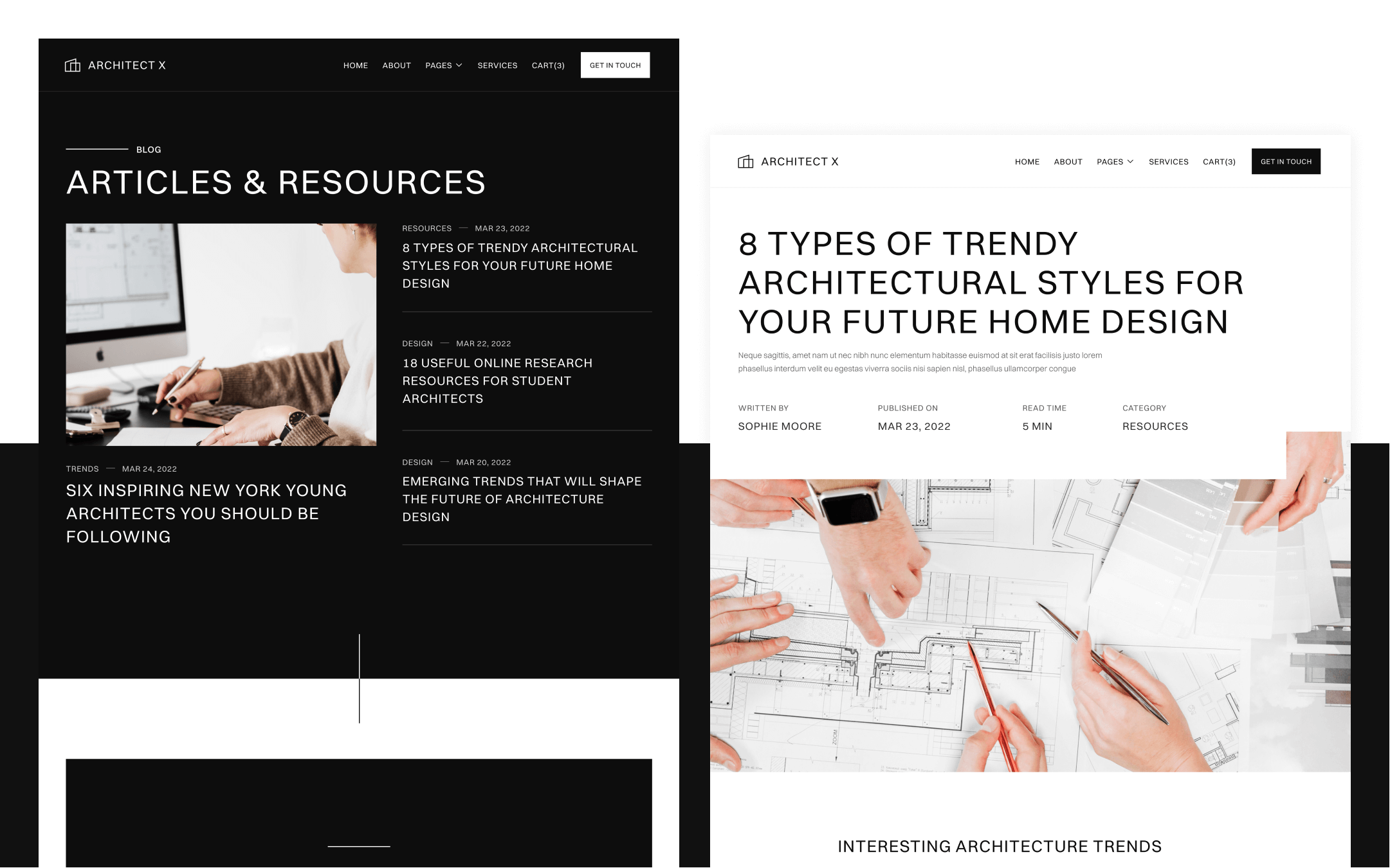 Architect X Webflow Template