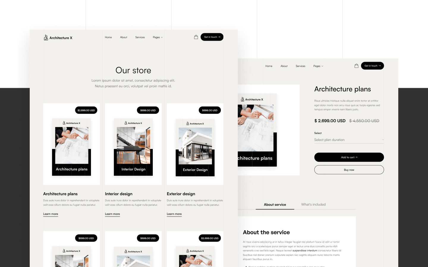 Architecture X Webflow Template