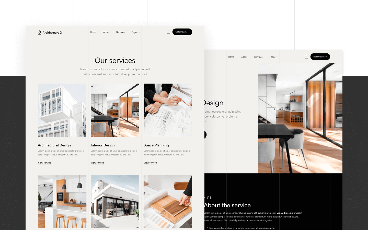 Architecture X Webflow Template
