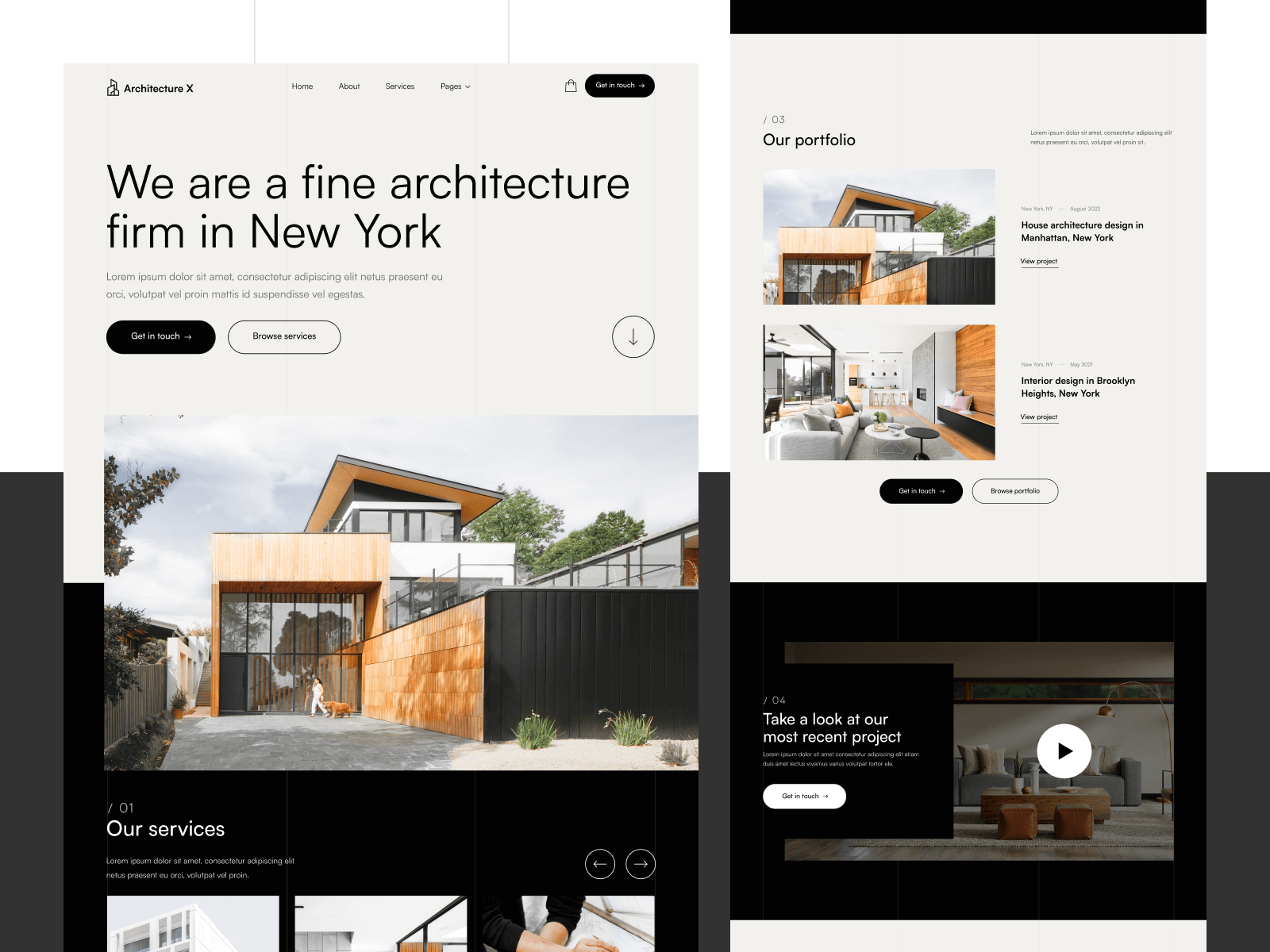 Architecture Webflow Template